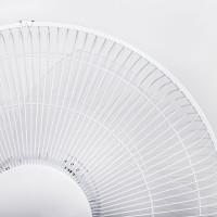 Напольный вентилятор SONNEN Fs40-a999, Led дисплей, пульт Ду 50 Вт, 3 режима, белый, 455735