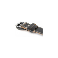 Усиленный широкий пояс для тяжелой атлетики Harper Gym Pro Series je-2622hg черный, натуральная кожа 4690222155945