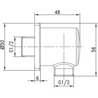 Подключение душевого шланга Lemark для LM5922CW, LM5929CW, хром/белый LM5983CW