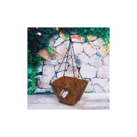 Кашпо для цветов Добросад "Коковита" 1.8 л, с кокосовым волокном, подвесное, d=20 см P135 455-671