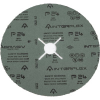 Фибровый шлифовальный круг Interflex AF5218 180x22 мм, алюминий, Р24, 25 шт 3016243801