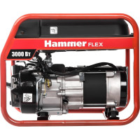 Бензоэлектростанция Hammer Flex GN3000 3кВт 220В 50Гц бак 15л непр.9ч 522787