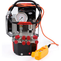 Насос гидравлический СМТ ATW 700 Bar, 4 Поста, ПДУ, Радиатор. 5,5 L. 220 V. LP3-4