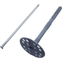 Дюбель для теплоизоляции с мет. гвоздем Невский Крепеж 10х140 25 шт. 358077