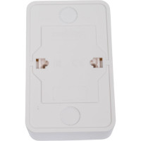 Розетка Smartbuy 2-местная 10А без заземления белая Юпитер SBE-03w-10-S2-N