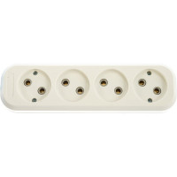 Колодка Smartbuy 4 гнезда 10А/2,2кВт без заземления SBE-10-4-00-N