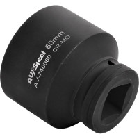 Головка ударная шестигранная (60 мм; 1DR) AV Steel AV-740060