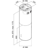 Вытяжка Kuppersberg TUBA B 6182