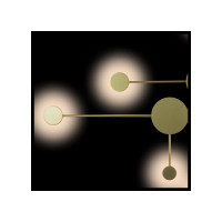 Накладной светильник LOFT IT Rays 10058GD