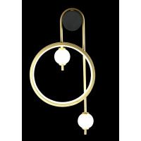 Бра Crystal lux RODRIGO AP20W LED BLACK/GOLD