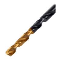 Сверло по металлу Golden Tip 4 мм, HSS-Tin, 10 шт, DIN 338 Denzel 717209