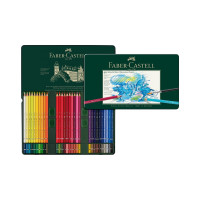 Художественные акварельные карандаши Faber-Castell albrecht dürer, 60 цветов, металлическая коробка 117560