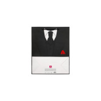 Подарочный пакет ЗОЛОТАЯ СКАЗКА Especially For Men 265x127x330 мм, выборочный лак, чёрный 608244