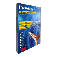 Прозрачные пластиковые обложки Office Kit А4, 0.2 мм, красные, 100 шт. PRA400200