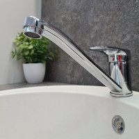 Смеситель для кухни (мойки) INGROSSO гусак 20 см, картридж 40 мм, шпилька 422-25 УТ-00041722