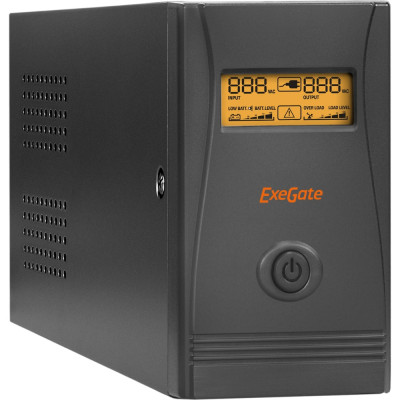 Источник бесперебойного питания ExeGate Power Smart ULB-600.LCD.AVR.EURO.RJ.USB 212515