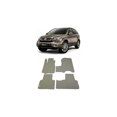 Eva Smart ковры в салон автомобиля honda cr-v iii 2006 - 2012 эва сота чёрные c черной окантовкой 1255-B5B5-S