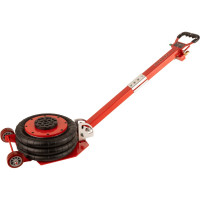 Домкрат пневматический подкатной 3т, WIEDERKRAFT 135-435 мм с регулировкой угла наклона рукояти, WDK-81813