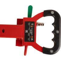 Домкрат пневматический подкатной 3т, WIEDERKRAFT 135-435 мм с регулировкой угла наклона рукояти, WDK-81813