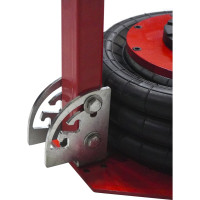 Домкрат пневматический подкатной 3т, WIEDERKRAFT 135-435 мм с регулировкой угла наклона рукояти, WDK-81813