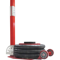 Домкрат пневматический подкатной 3т, WIEDERKRAFT 135-435 мм с регулировкой угла наклона рукояти, WDK-81813