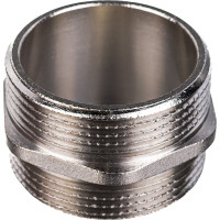 Ниппель AQUALINK 1 1/2х1 1/2 нар-нар (Цена за упаковку 5 шт.)  арт. 2528