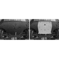 Защита картера и КПП Rival для Hyundai Palisade V - 3.5, 2.2D 220 л.с. 2020-н.в., алюминий 333.2385.1
