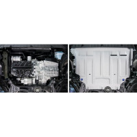 Защита картера и КПП Rival для Skoda Karoq/Kodiaq (с Webasto)/Volkswagen Tiguan II/Taos 333.5127.1