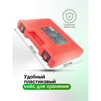 Тестер давления масла в комплекте с резьбовыми адаптерами ROCKFORCE RF-912G1(15674)