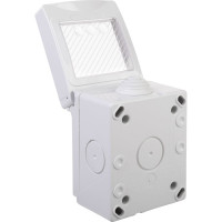 Коробка для настенного монтажа DKC Avanti, IP55, серая, 2 модуля 4403932