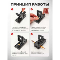 Пластиковая крысоловка WMC TOOLS WMC-TG8002020(48886)