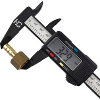 Штуцер пневмо 1/4" ВР - 8 мм, 5 шт HG 1645054