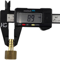 Штуцер пневмо 1/4" ВР - 8 мм, 5 шт HG 1645054