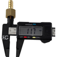 Штуцер пневмо 1/4" ВР - 8 мм, 5 шт HG 1645054