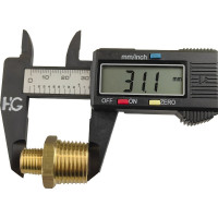 Ниппель переходной пневмо 1/2" НР х 1/4" НР, 5 шт HG 1645009