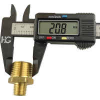 Ниппель переходной пневмо 1/2" НР х 1/4" НР, 5 шт HG 1645009