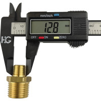 Ниппель переходной пневмо 1/2" НР х 1/4" НР, 5 шт HG 1645009