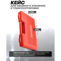 Набор для обслуживания тормозных цилиндров Forcekraft 13 предметов, в кейсе FK-65802(50812)