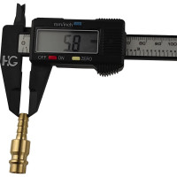 Штуцер быстроразъёмный БРС с выходом под шланг 6 мм, 2 шт HG 1642350