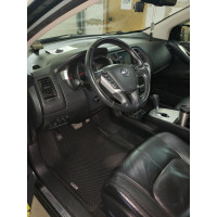 Ковры в салон автомобиля Eva Smart nissan murano ii (z51) вариант макси 3d 2008 - 2015 эва сота чёрные c серой окантовкой 3502-B5B1-S