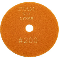 Алмазный гибкий шлифовальный круг 100мм №200 СТД (Сухая) Diam 000142