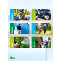 Шланг для полива GREEN APPLE СТАНДАРТ 12 мм, 1/2" х 20 м Б0032826