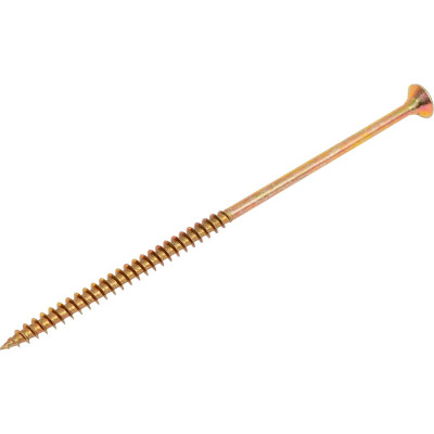 Универсальный саморез с потайной головкой Промрукав острый, 6x150 мм, желтый, 100 шт. PR08.8492