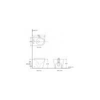 Напольный унитаз Aquanet Atago 2.0 F с сидением, приставной, с Rimless 00243548