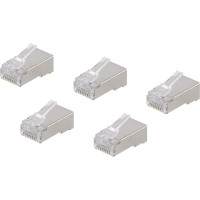 Коннектор для кабеля RJ-45 FTP категория 5Е TDM ELECTRIC в упаковке 5 штук SQ0561-0025