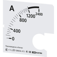 Шкала TDM ELECTRIC ш72 1200/5а-1.5, для а72 х/5а SQ1102-2066