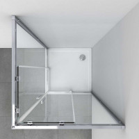 Душевой уголок VINCEA Soft 900x900, хром, стекло прозрачное VSS-3SO900CL