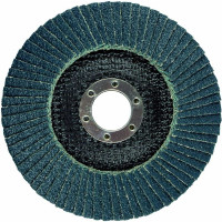 Круг лепестковый шлифовальный по нержавеющей стали 125x22.2 мм, Z40, цирконий RAWLPLUG RT-FDI-125/40