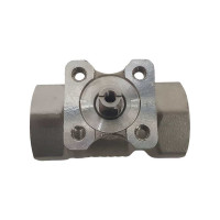 Двухходовой шаровой кран TECHNO 2025А из нержавеющей стали, под привод DN25, G1, КVS 10 660225-1