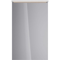 Шкаф зеркальный Lemark ZENON 50x80 см 1 дверный, петли слева, с козырьком-подсветкой, с розеткой, цвет корпуса: Белый глянец LM50ZS-Z